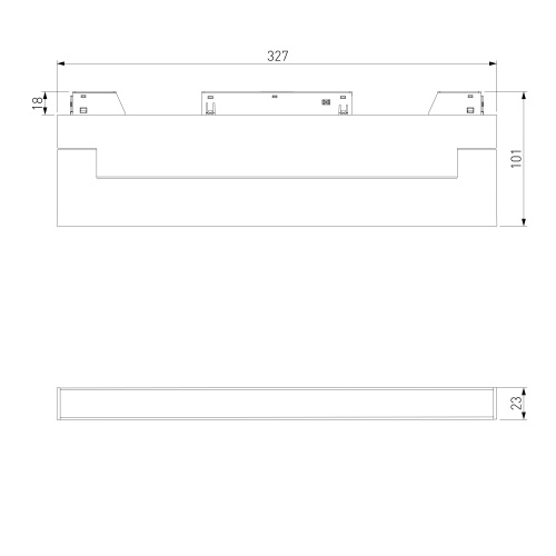 Slim Magnetic Трековый светильник 18W 4200K Kos чёрный 85086/01 85086/01 фото 6 Slim Magnetic Трековый светильник 18W 4200K Kos чёрный 85086/01 85086/01 фото 6