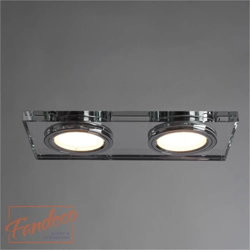 Точечный встраиваемый светильник Arte Lamp SPECCHIO A5956PL-2CC фото 2