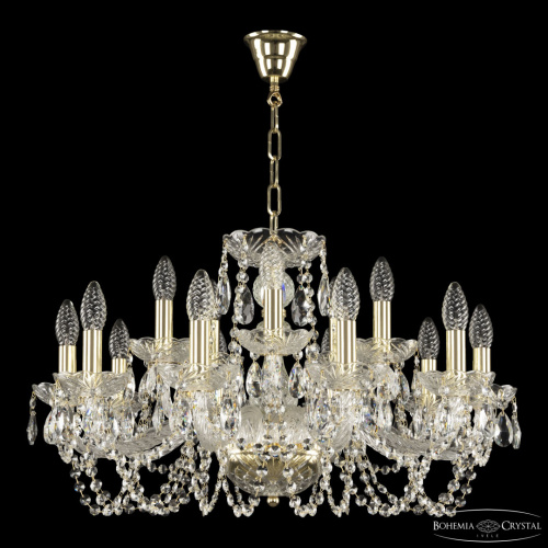 Люстра хрустальная 119/10+5/240 G Bohemia Ivele Crystal (Богемия Ивеле Кристалл) фото 2 Люстра хрустальная 119/10+5/240 G Bohemia Ivele Crystal (Богемия Ивеле Кристалл) фото 2
