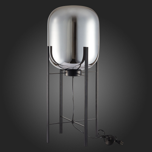 SL1050.715.01 Торшер ST-Luce Черный/Дымчатый E27 1*40W BURASCA фото 3