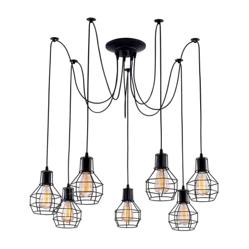 Подвесная люстра Arte Lamp A1109SP-7BK Подвесная люстра Arte Lamp A1109SP-7BK
