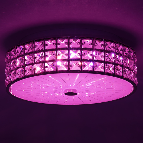 Citilux Портал CL32413G1 LED RGB Люстра хрустальная с пультом Хром фото 11 Citilux Портал CL32413G1 LED RGB Люстра хрустальная с пультом Хром фото 11