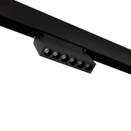 Магнитный трековый светильник ЭРА TRM20-4-11-6W3K-B для системы NOVA черный Б0054814 Магнитный трековый светильник ЭРА TRM20-4-11-6W3K-B для системы NOVA черный Б0054814