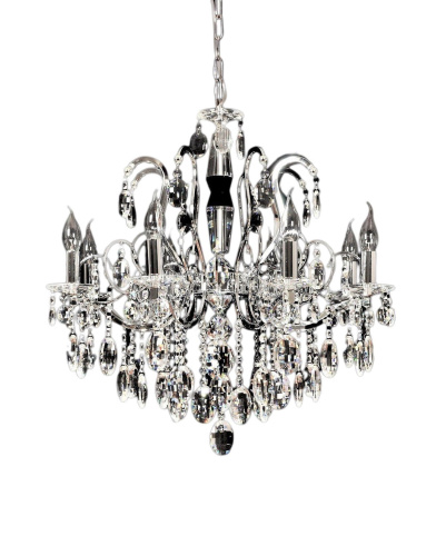 Хрустальная подвесная люстра Lumina Deco Daniella LDP 9123-8 Хрустальная подвесная люстра Lumina Deco Daniella LDP 9123-8