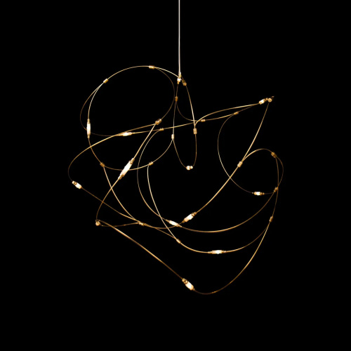 Подвесной светильник 10154P/D800 gold фото 2