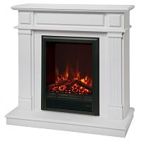 Электрокамин RealFlame Rodos WTM белый матовый с очагом Eugene