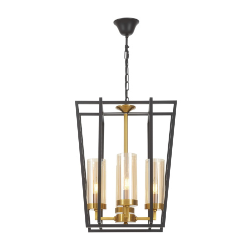 Подвесной светильник Lumina Deco Afres LDP 1246-4 BK+MD Подвесной светильник Lumina Deco Afres LDP 1246-4 BK+MD
