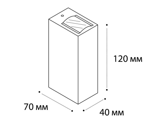 IT01-A150/2 white светильник настенный влагозащищенный фото 2
