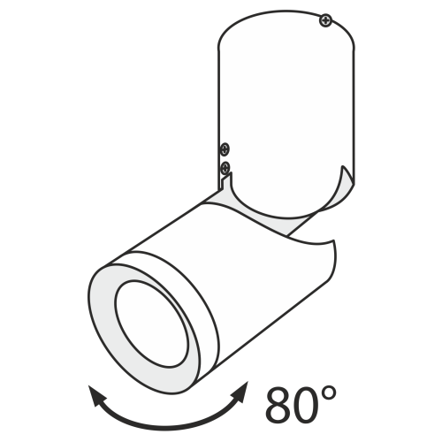 Потолочный светильник Technical C019CW-01B фото 5