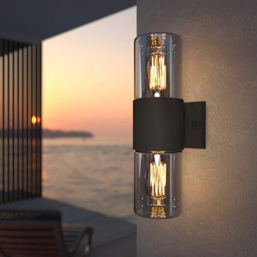 Уличный настенный светильник Roil чёрный IP54 35125/D фото 7 Уличный настенный светильник Roil чёрный IP54 35125/D фото 7