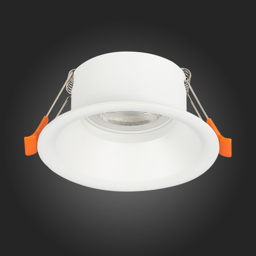 ST201.508.01 Св-к встр. Белый GU10 1*50W  D89xH40 220V Без ламп Встраиваемые светильники фото 6