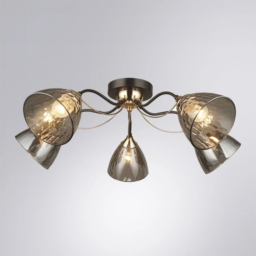 Потолочная люстра Arte Lamp LILY A4366PL-5BK фото 2