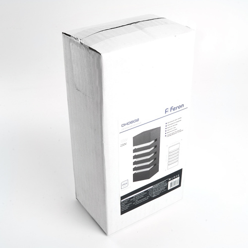 Светильник садово-парковый Feron DH0602,на стену, E27 230V, черный фото 3