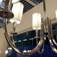 Люстра Cloyd LONSDALE C6 / Ø59 см - никель (арт.10041)