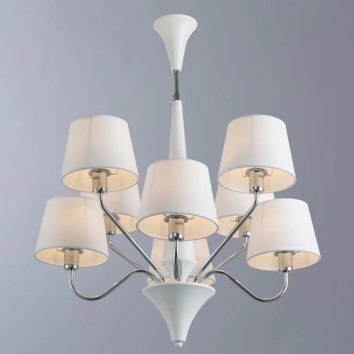 Люстра на штанге Arte Lamp GRACIA A1528LM-8WH фото 2 Люстра на штанге Arte Lamp GRACIA A1528LM-8WH фото 2