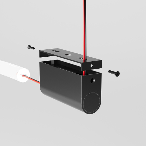 Накладные крепления для круглого гибкого неона Full light черный (FL 28101) FL 28101 фото 4