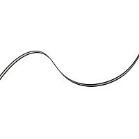 418005 Стальной трос CORDA в PVC оплетке для LED-ленты 5м