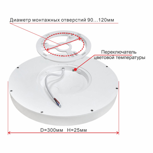 Citilux Бейсик CL738241V Светильник накладной Чёрный фото 10 Citilux Бейсик CL738241V Светильник накладной Чёрный фото 10