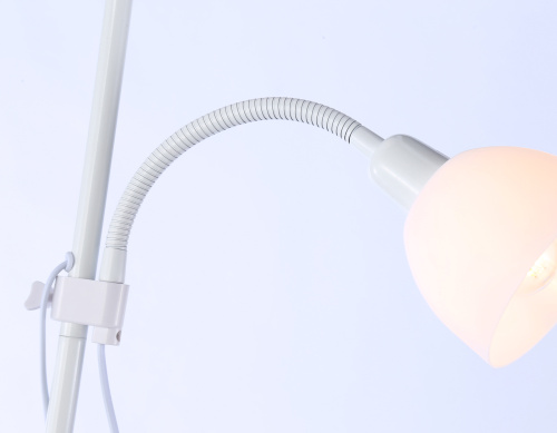 Светильник напольный с выключателем на проводе E27+E14 фото 2