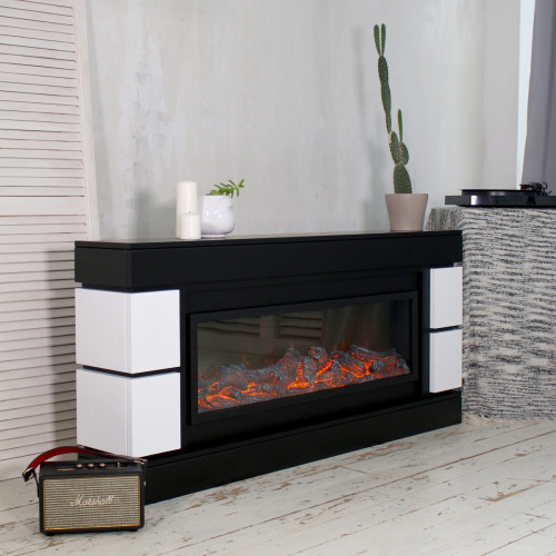 Электрокамин RealFlame Denver 42/BV BLM черный с очагом Beverly 1000 фото 7