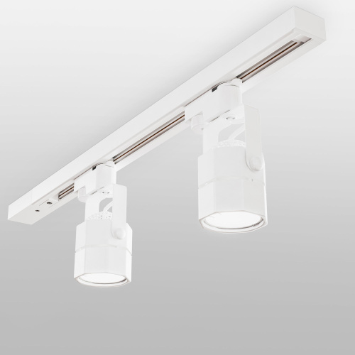 Трековый светильник для однофазного шинопровода Robi GU10 Белый MRL 1004 фото 2