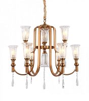 Подвесная люстра Lumina Deco Rionella LDP 8041-6+3 S.GD