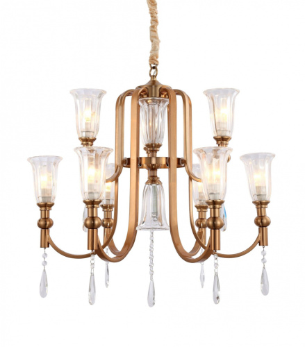 Подвесная люстра Lumina Deco Rionella LDP 8041-6+3 S.GD Подвесная люстра Lumina Deco Rionella LDP 8041-6+3 S.GD