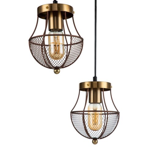 Подвесной светильник 10011/3P Gold фото 4