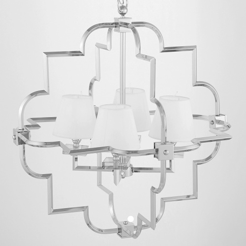 Подвесная люстра Lumina Deco Baltimore LDP 8020-4 CHR+WT фото 5