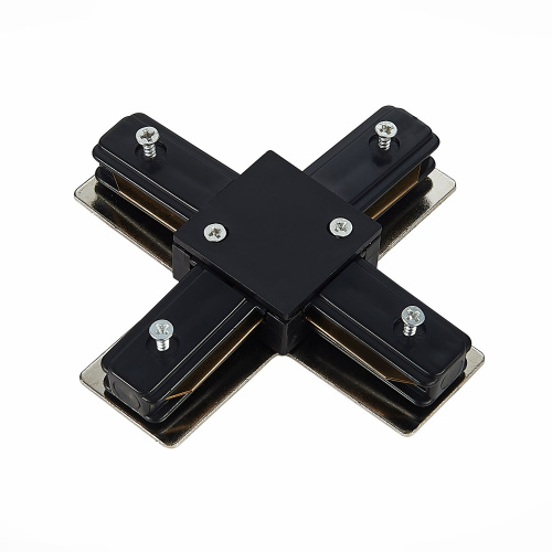 ST002.449.00 Коннектор X-образный ST-Luce Черный BASE фото 2