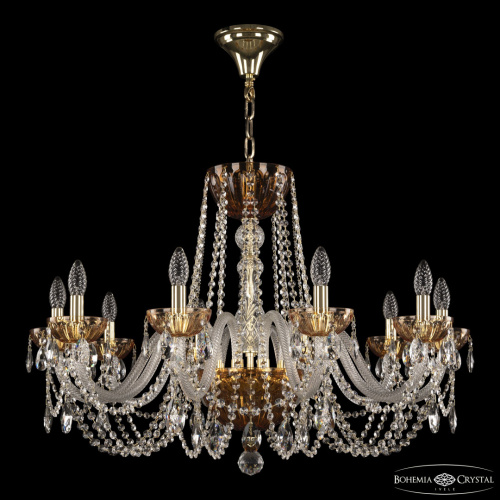 Люстра 5402/10/300 G Amber/M-1H Bohemia Ivele Crystal (Богемия Ивеле Кристалл) фото 2
