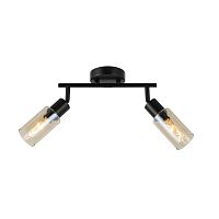 Настенно-потолочный свет Escada 10172/2A E14*40W Black/Amber