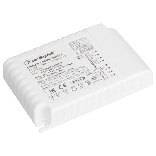 Драйвер Arlight ARJ-SP-50-PFC-1-10V-Dal2-PD 50W IP20 0,7-1,4A 025124(1) Драйвер Arlight ARJ-SP-50-PFC-1-10V-Dal2-PD 50W IP20 0,7-1,4A 025124(1)