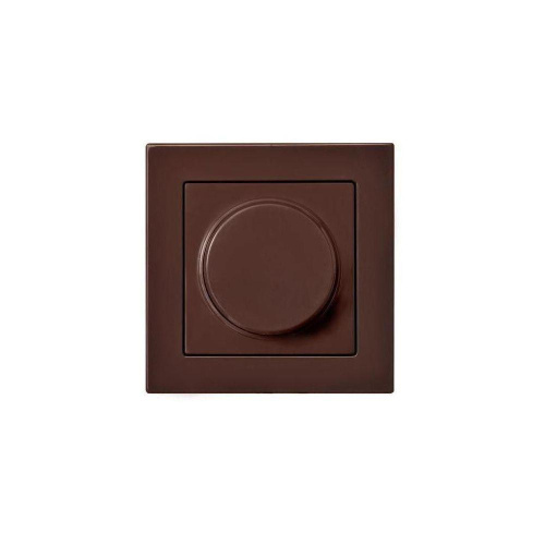 Диммер поворотно-нажимной Liregus Epsilon коричневый 28-1412 Диммер поворотно-нажимной Liregus Epsilon коричневый 28-1412