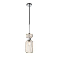 Подвесной светильник Escada 1141/1S E14*60W Chrome/Beige