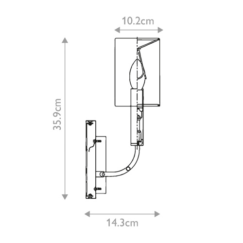 Бра Feiss, Арт. FE-BRIANNA1-PN фото 7