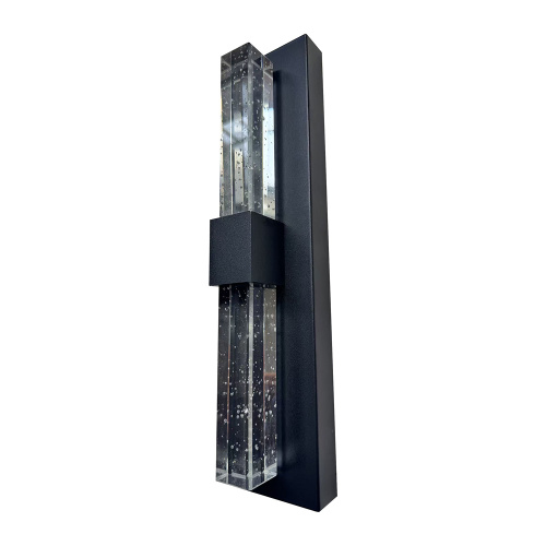 Светильник уличный светодиодный Feron DH2202 Катар 10W, 90*43*360мм, 3000К, черный (на стену вверх/вниз)
