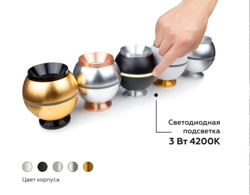Насадка задняя накладная для корпуса светильника с диаметром отверстия D70мм фото 9 Насадка задняя накладная для корпуса светильника с диаметром отверстия D70мм фото 9