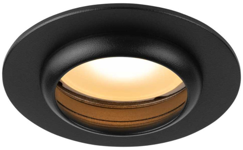 Светильник встраиваемый алюминиевый ЭРА KL109 BK под лампу MR16 GU5.3 черный матовый Б0061826