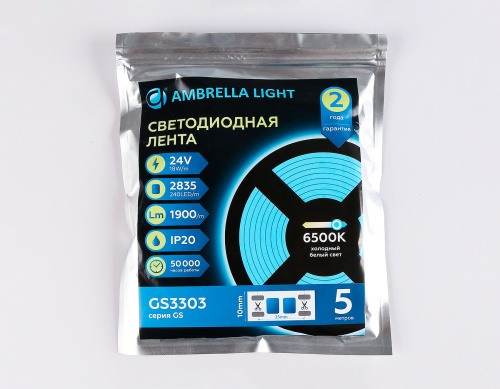 Светодиодная лента 24В 2835 240Led 18Вт/м 6500K IP20 5м фото 5 Светодиодная лента 24В 2835 240Led 18Вт/м 6500K IP20 5м фото 5