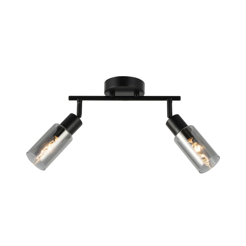 Настенно-потолочный свет Escada 10172/2A E14*40W Black/Chrome Настенно-потолочный свет Escada 10172/2A E14*40W Black/Chrome