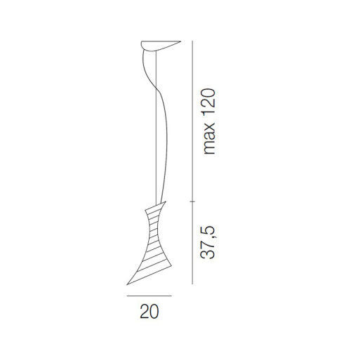 Подвесной светильник SP TWISTER P BC GR фото 3