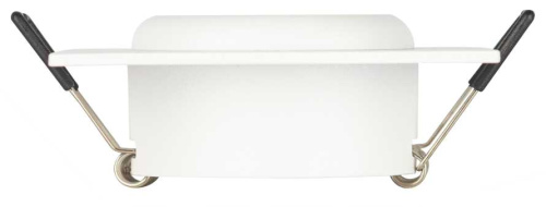 Светильник встраиваемый алюминиевый ЭРА KL110 WH под лампу MR16 GU5.3 белый матовый Б0061529 фото 5