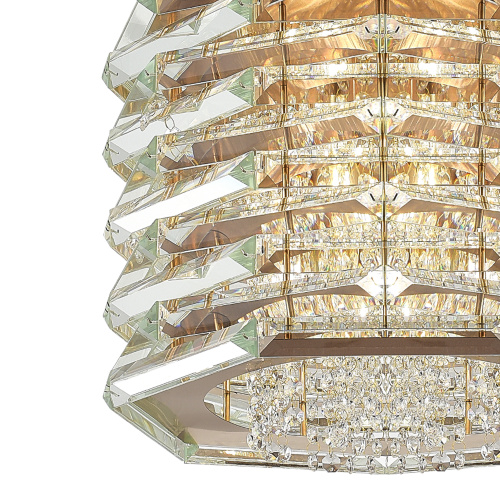 SL6137.203.08 Светильник подвесной ST-Luce медь/прозрачный E14 8*40W STROZZI фото 3