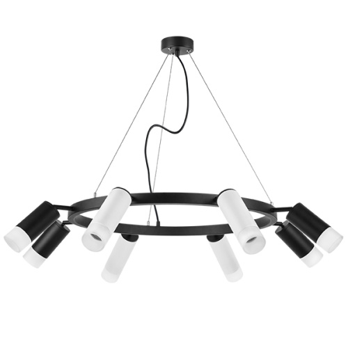 LR0188643741 Люстра RULLO 8х50W GU10 ЧЕРНЫЙ/БЕЛЫЙ (571018+214486-4+214437-4+202431-8) фото 2 LR0188643741 Люстра RULLO 8х50W GU10 ЧЕРНЫЙ/БЕЛЫЙ (571018+214486-4+214437-4+202431-8) фото 2