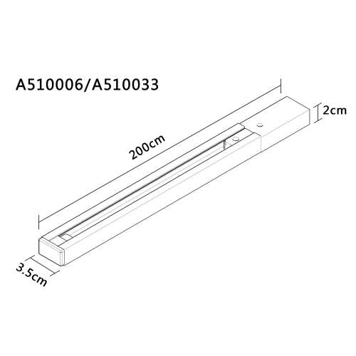 Шинопровод Arte Lamp TRACK ACCESSORIES A510033 фото 2 Шинопровод Arte Lamp TRACK ACCESSORIES A510033 фото 2