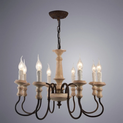 Подвесная люстра Arte Lamp WOODSTOCK A1700LM-8BR фото 2