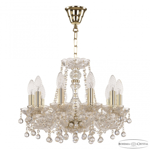 Люстра хрустальная 108/10/141 G Bohemia Ivele Crystal (Богемия Ивеле Кристалл)