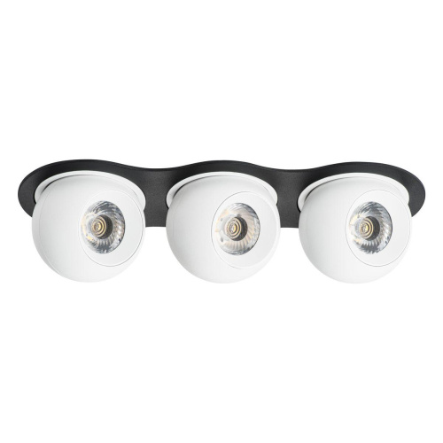 Комплект из светильника и рамки Lightstar Intero Ball (217637+217064+217064+217064) i637646464