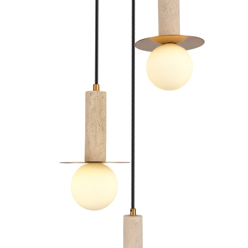 SL1194.303.03 Светильник подвесной ST-Luce латунь/белый G9 3*5W 4000K EARTHY фото 3 SL1194.303.03 Светильник подвесной ST-Luce латунь/белый G9 3*5W 4000K EARTHY фото 3